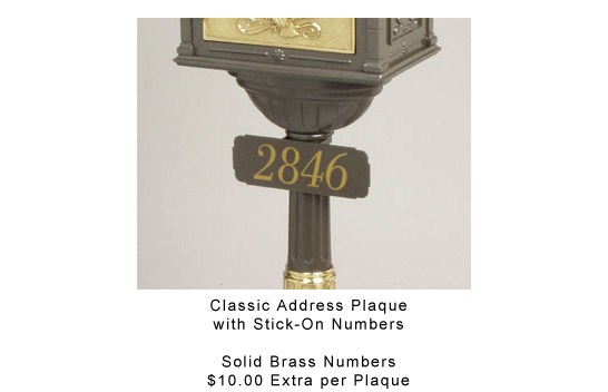 Classic Address Plaque